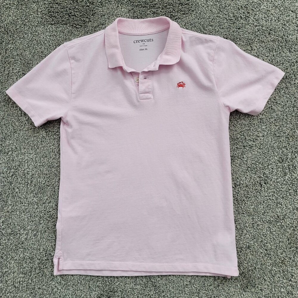 CrewCuts Pink Polo Shirt X-Large  Spring 2024